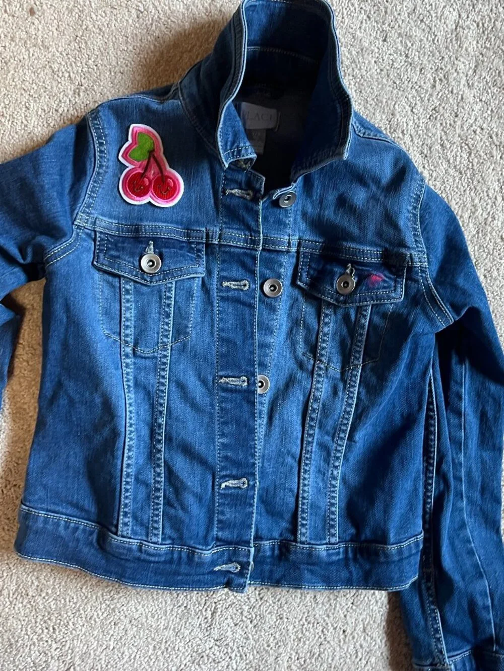 Girls Denim Jacket from Children's Place Size 7 8
